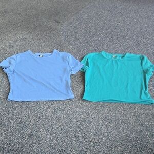 Shein Blue and Teal T-Shirts